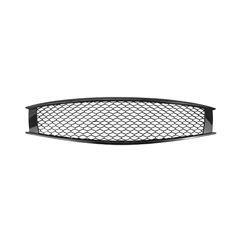Parrilla de nido de abeja estilo fibra carbono y negro brillante para Infiniti G37 de 2 puertas
