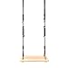 Produktbild PM Swing Holzschaukel Kinder Erwachsene  Wasserfest | Extra breiter Sitz | Indoor & Outdoor | Garten-Schaukel | Brettschaukel | Baum-Schaukel | Belastbar bis 100kg