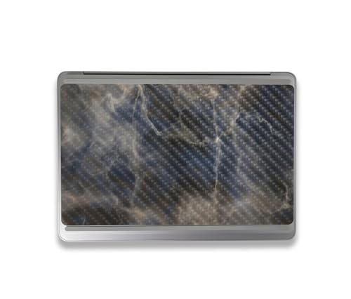 Image of MightySkins Carbon Fiber Skin Compatible with Microsoft Surface Laptop Studio 2 (2023) Full Wrap Kit - Stormy Marble | Protective, Durable Textured Carbon Fiber Finish | Made in The USA