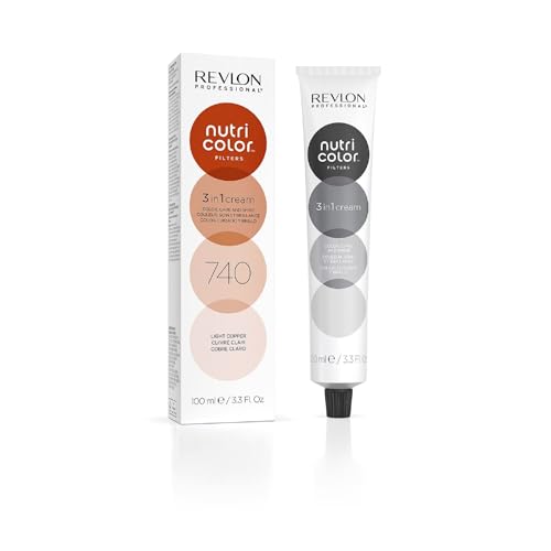 REVLON PROFESSIONAL Nutri Color Filters Crème 3 en 1- 740 Cuivre Clair 100 ml
