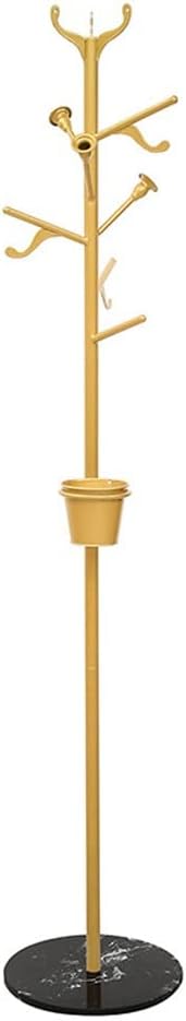 Home Coat Rack Wrought Iron Hangers Floor-to-Ceiling Bedroom Living Room