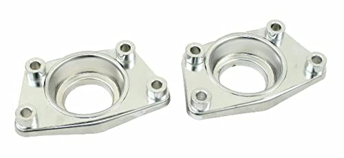 Torsion Caps, Irs, with Hole,Chrome, Pair, Compatible with Dune Buggy
