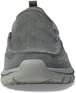 Skechers USA Men's Men's Palmero-Matthis Moc Toe Canvas Slip On, Char, 11.5 | Image 5