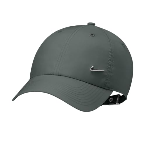 Image of Nike Unisex Adult Dri-FIT Club Unstructured Metal Swoosh Cap Hat | Mens and Womens