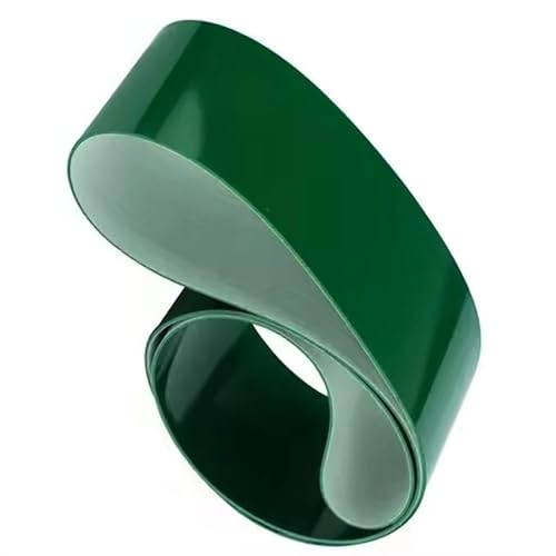 Bande transporteuse en PVC vert pour convoyeur industriel 900x15 mm