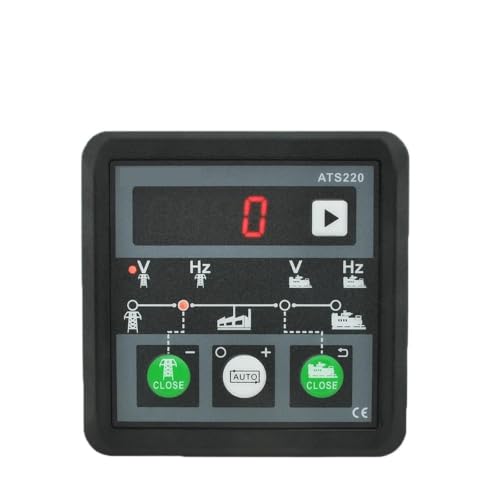 Controlador ATS220 con conmutación automática inteligente para generador y red eléctrica