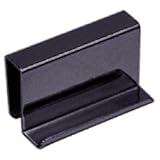 C.R. LAURENCE GDH60BL CRL Black Strike Plate With Finger Grip