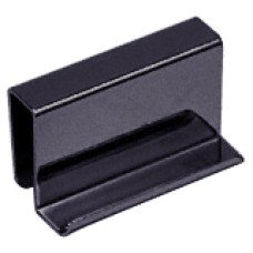 C.R. LAURENCE GDH60BL CRL Black Strike Plate With Finger Grip