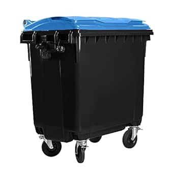 Bauer Müllcontainer mit 4 Rädern mit Flachdeckel, Müllgroßbehälter ...