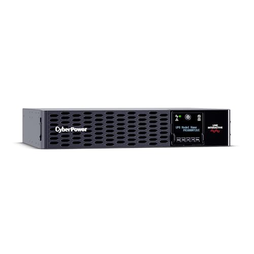 Image of CyberPower PR1000RT2UC Smart App Sinewave UPS Battery Backup and Surge Protector, 1000VA /1000W, 8 Outlets, 2U Rack /Tower, AVR, Built-in Cloud Monitoring, UL Certified