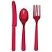 Produktbild PARTY DISCOUNT Besteck-Sortiment, apfelrot, 24 STK.
