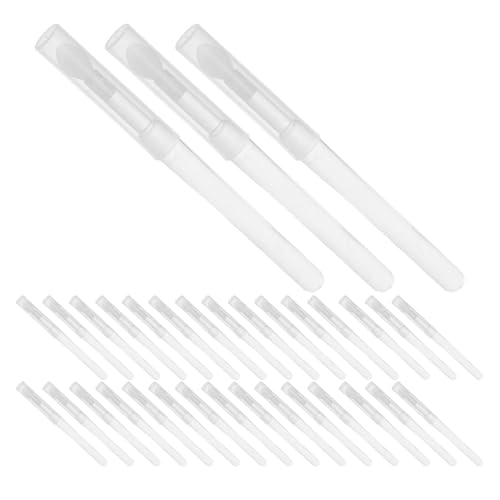 Applicateur de à lèvres silicone blanc : lot pinceaux à lèvres outils maquillage