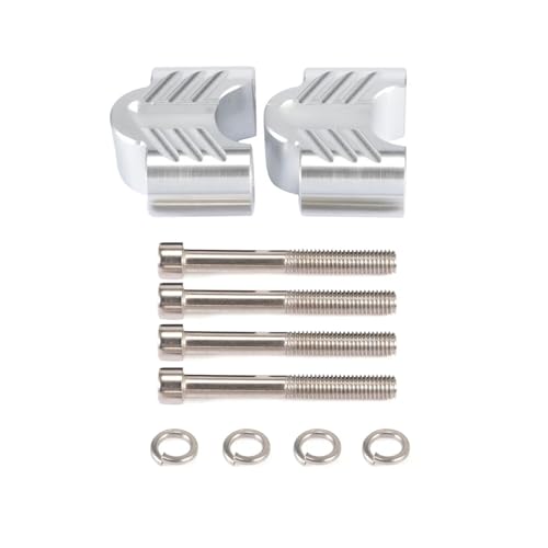 Riser Manillar Motocicleta Universal 22mm 28mm Extensor Abrazadera Elevador 2