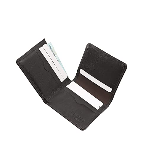 Carteira Couro Legítimo Masculina Cnh Habilitação Cartão 59 (Café)