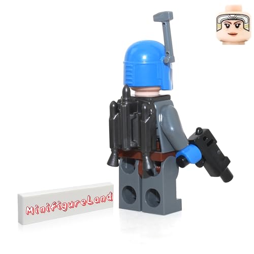 Lego Star Wars The Mandalorian Minifigure - BO-Katan Kryze con Jetpack e Weapons 75316 - Lego - Immagine 2