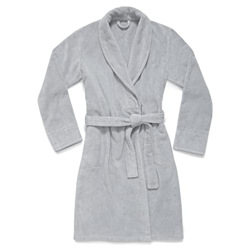Brooklinen Luxury Cotton Bath Robe, Ultra Soft, Adjustable & Machine Washable – Premium Turkish Plush Robes for Women & Men