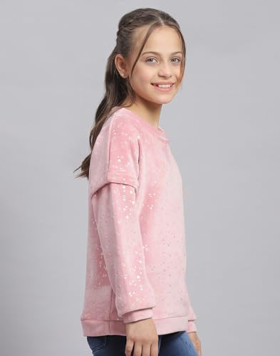 Image of Monte Carlo Girls Printed Round Neck Full Sleeve Sweatshirt (523063583)