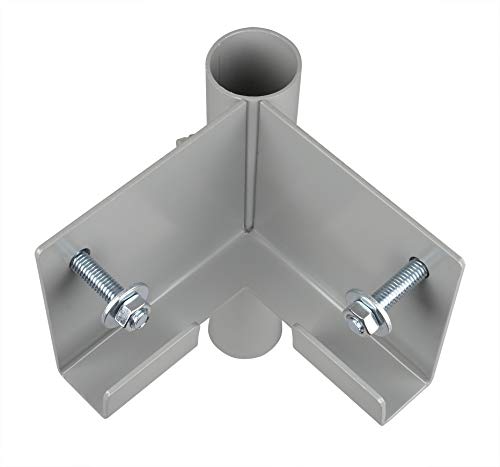 Tommy Docks Outside Corner Bracket 2 Pack - Normal Duty Steel Stationary Dock Connector Piece - Powder Coated Boat Dock Hardware Part #TOP2