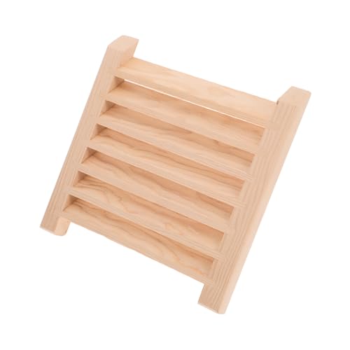 Uonlytech Presa d'Aria per Sauna in Legno Sfogo Quadrato Persiana Copertura di Sfiato per Accessori Sauna Ventilazione Efficiente a umidità Controllata