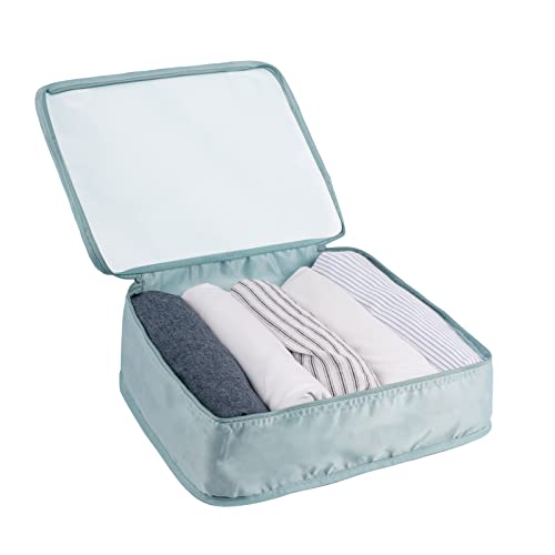 Adwaita 6 Set Packing Cubes, Travel Luggage Packing Organizers (Blue) #TOP2