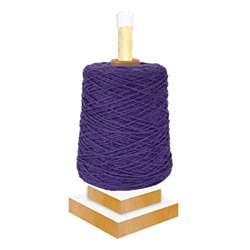 Porta Novelo E Linha De Tricô E Crochê - Em Madeira