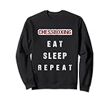 Photo Gallery scacchi boxing eat sleep repeat design per uomini e donne freschi felpa Photo Gallery scacchi boxing eat sleep repeat design per uomini e donne freschi felpa