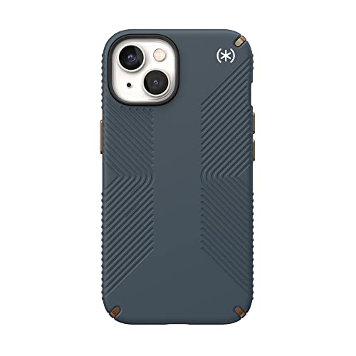 Image of Speck Presidio2 Grip MagSafe iPhone 14 Case, Charcoal, 150059-3068