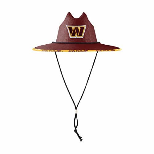 Image of FOCO Washington Commanders NFL Team Color Straw Hat