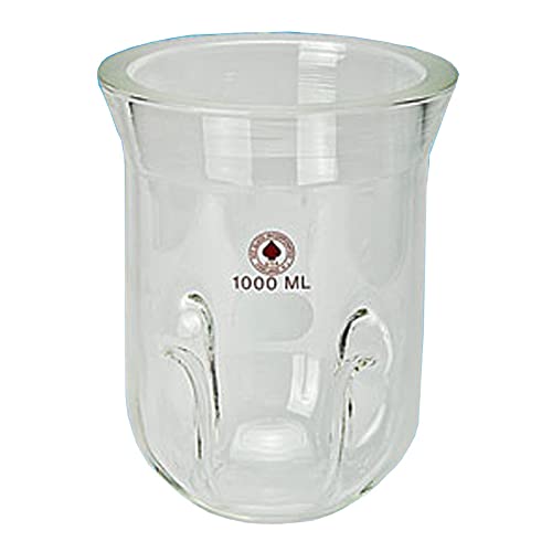 Réacteur cylindrique à réaction isotherme ACE Verre 6477–10 avec tresses 1000 ml