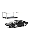 1970er Dodge Charger R/T Jada Toys 253202002 Fast & Furious, 1970 Dodge Charger R/T, Build+Collect, Die-cast Bausatz, Maßstab 1:55, Sammelbox, Spielzeugauto, Sammlerauto, inkl. Schraubenzieher, schwarz