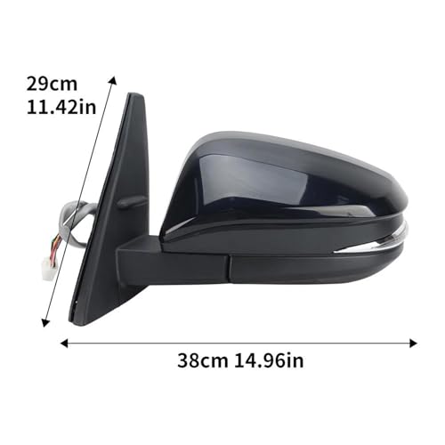 Rétroviseur 4Runner 9 broches chauffant pliable de 2014 à 2023 - 4