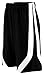 Augusta Sportswear MEN'S TRIPLE-DOUBLE GAME SHORT 2XL Black/White
