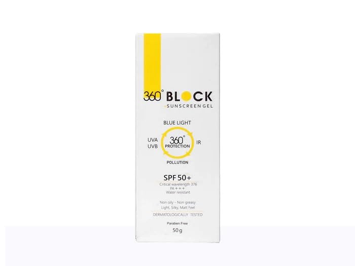 360 Block Sunscreen Gel 50gm Pack Of 1