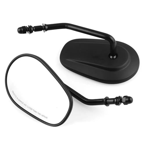 HYRHEV Espejo retrovisor Lateral Motocicleta para Road King Touring XL 883 Sportster Fatboy Dyna FXDF FLSTF Softail Springer V-Rod Motorcycle Rearview Mirror