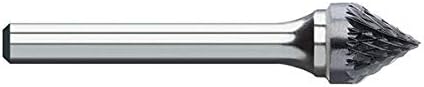 RedLine Tools - SK-9 1.0000 Diameter Carbide Included Angle 90 SK Bur, Standard Cut, .5000 LOC, 2.2500 OAL - RB26901