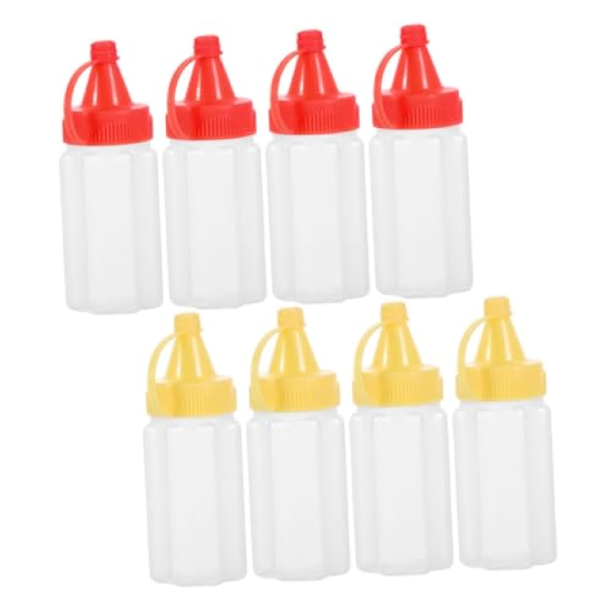 8pcs Travel Condiment Containers Mini Squeeze Bottles