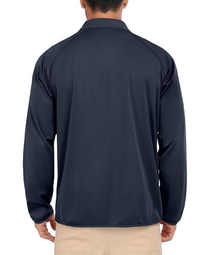 Image of Little Donkey Andy Men's Golf Pullover Windbreaker Quarter Zip Golf Jacket