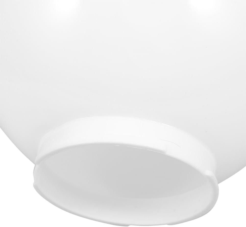 VOSAREA Globe Oversized Scalloped Lamp Shade in Acrylic for Outdoor Yard Street Light Cover Replacement