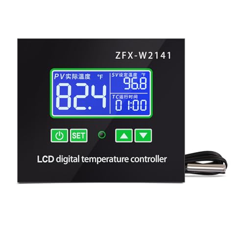 Controlador de termostato de -55.0 °C a 120.0 °C, controlador de temperatura, módulo de control de termostato electrónico de refrigeración digital