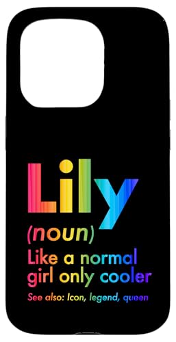 Lily Like A Normal Girl Only Cooler Queen ���O �X�}�z�P�[�X iPhone 15 Pro �p