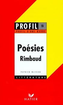 Paperback Profil D'une Oeuvre: Rimbaud: Poesies Book