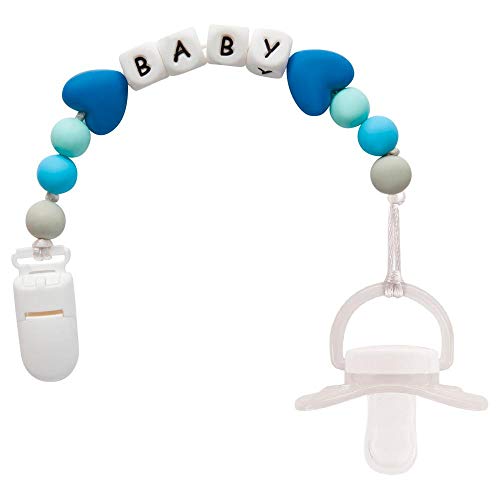 Prendedor de Chupetas Baby Azul Buba