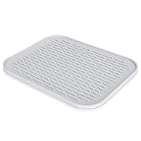 Tappetino Scolapiatti In Silicone 40x30 Cm – Antiscivolo E Resistente Al Calore – Asciugatura Rapida E Facile Da Pulire – Per Cucina, Lavello, Elettrodomestici