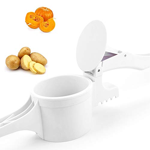 Aardappelpers Maken Stamper Aardappelpuree Wit Multifunctionele Professionele Stamper Aardappelpers met Verwisselbare… - Image 4
