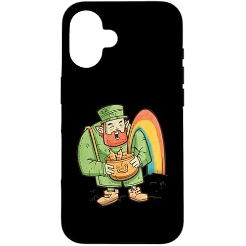 Leprechaun Rainbow iPhone Case Cover