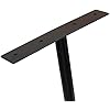 Ihomepark Overhead Garage Storage Hooks, Heavy Duty Ceiling Mounted Garage Utility Hanging Rack for Lumber Bike Tools, Black