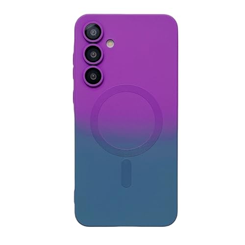 Protection Samsung Galaxy A05S silicone liquide magnétique housse arrière bicolore