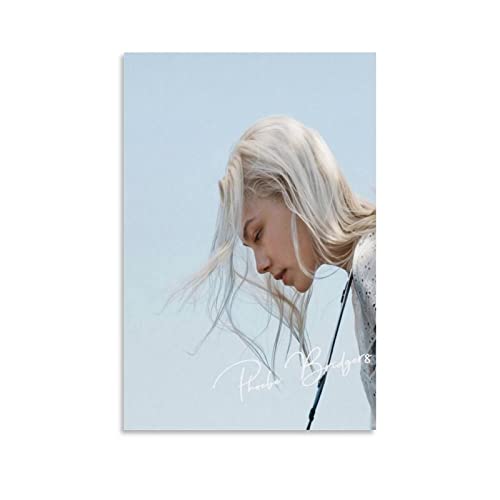 Toile Phoebe Bridgers grand format 60x90cm pour habiller un mur vide sans cadre