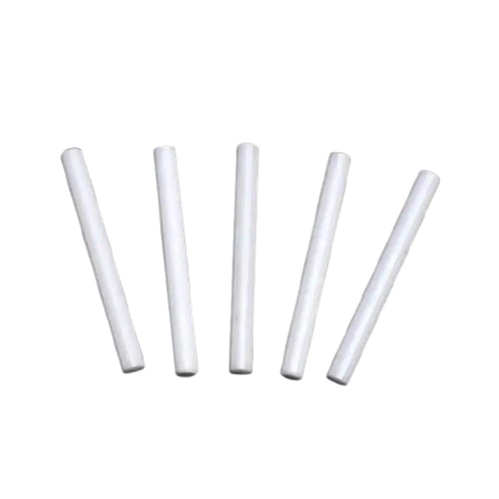 Asta in ceramica a specchio in allumina 5 pezzi, barra di agitazione solida isolata resistente alle alte temperature 6x100mm