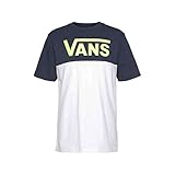 Vans Camiseta Classic Block SS Boys dress camiseta para niño en bloques de color. Manga corta.Pequeña banderola con el logo de la marca en la manga izquierda. Logotipo de la marca en la parte alta del pecho a contraste de color, en tono fosforito.